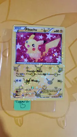 Pokemon Pikachu RC7/RC25 Legendary Treasures Radiant Collection Holo Card (B) - Image 1