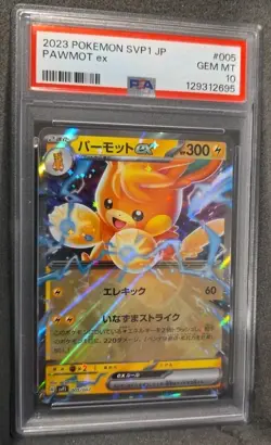 POKEMON CARD PAWMOT ex PROMO 005 SVP1: PROMO SET #005 GRADED PSA 10 GEM MINT - Image 2
