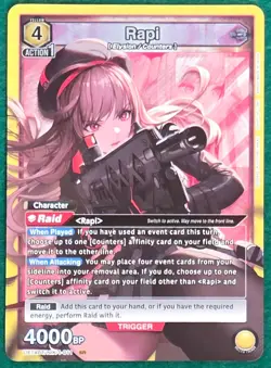 Rapi - GODDESS OF VICTORY: NIKKE UE14BT/NIK-1-011 - Union Arena TCG Card - Image 1