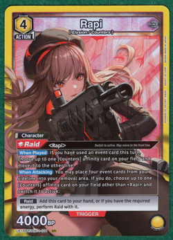 Rapi - GODDESS OF VICTORY: NIKKE UE14BT/NIK-1-011 - Union Arena TCG Card - Image 2