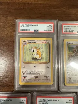 Pokemon 5 Card PSA 8 Lot - Image 2