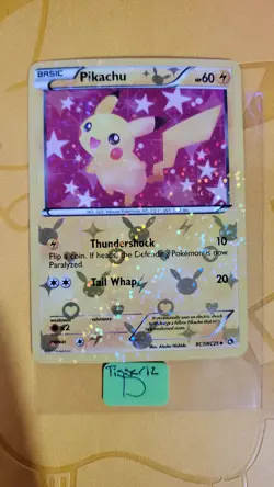 Pokemon Pikachu RC7/RC25 Legendary Treasures Radiant Collection Holo Card (D) - Image 1