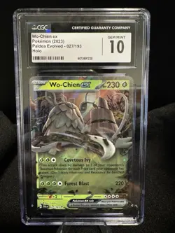 WO-CHIEN ex 2023 POKEMON CARD 027/193 PALDEA EVOLVED CGC Gem Mint 10 - Image 1