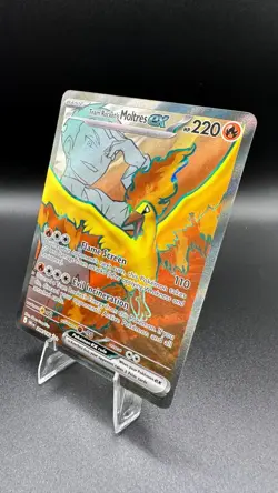 Pokemon Team Rocket's Moltres ex 208/182 Ultra Rare Destined Rivals TCG Card - Image 2