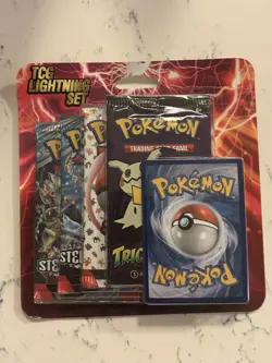 Pokemon TCG Lightning Set - 151 and Stellar Crown + Bonus Card - Image 1