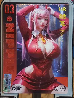 POWER Chainsaw Man HR HR03 Charming Color Mei Se Goddess Story Anime Card - Image 1