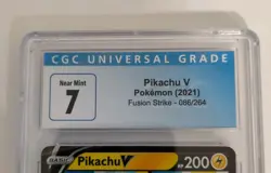 Pikachu V 086/264 Swsh08: Fusion Strike Holo for sale online - Image 3