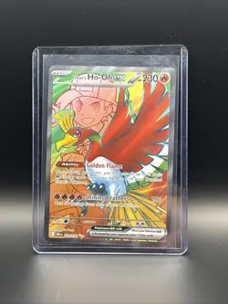 Pokemon Ethan's Ho-Oh EX Full Art Holographic Card 209/182 Destined Rivals - Image 1