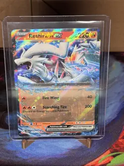 Reshiram EX 30/159 Holo Rare Pokemon Card - SV09 Journey Together NM - Image 1
