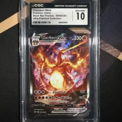 2022 Pokemon Charizard Vmax SWSH261 Promo CGC 10 - Image 1