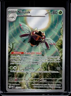2025 Pokemon Mega Evolution Ninjask Illustration Rare #137/132 - Image 1