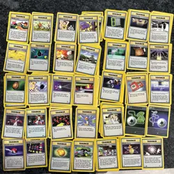 Huge Collection Bulk Lot of 100+ Pokemon Trainer Cards Vintage WOTC - Image 1