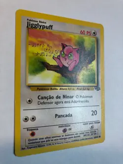 Pokemon [Portuguese] Jigglypuff 54/64 Jungle Set 2000 (Tiny Crease) - Image 2