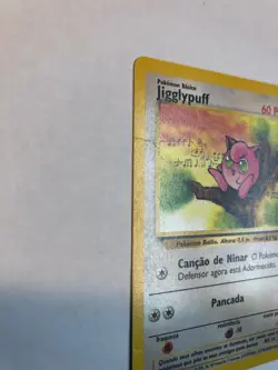 Pokemon [Portuguese] Jigglypuff 54/64 Jungle Set 2000 (Tiny Crease) - Image 3
