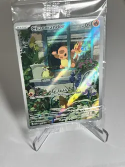 Pokemon Charmander Obsidian Flames Promo Card 044 IR Holo, Near Mint Condition - Image 1