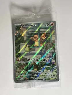 Pokemon Charmander Obsidian Flames Promo Card 044 IR Holo, Near Mint Condition - Image 2
