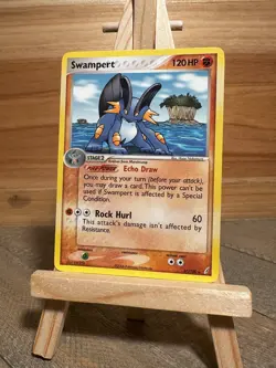 Pokemon Crystal Guardians Rare Swampert #27/100 Near Mint or Better - Image 1