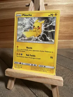 Pokemon SM - Cosmic Eclipse Common Pikachu #66/236 Near Mint or Better - Image 1