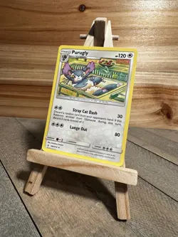 Pokemon SM - Unbroken Bonds Rare Purugly #160/214 Near Mint or Better - Image 1