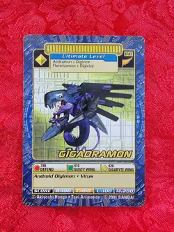 Bandai Digimon Trading Card Starter Deck 3 Gigadramon St-113 - Image 1