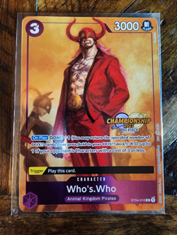 Who's.Who ST04-010 CS 2023 Celebration Championship Promo One Piece Card US - Image 1