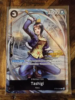 Tashigi ST06-006 CS 2023 Celebration Pack Championship Promo One Piece Card Eng - Image 1