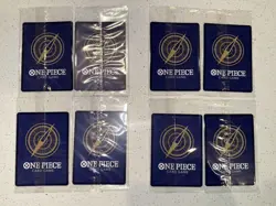 Set Of 8 Sealed Promo One Piece Card Treasure Booster Monkey.D.Luffy ST10-006 - Image 2
