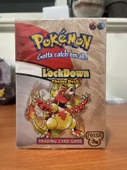 NEW FACTORY SEALED Pokemon Lockdown Theme Fossil Deck - Trading Card Game RARE - Image 1