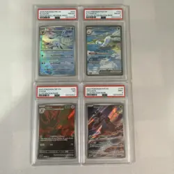 Lot of 4 PSA Graded Pokemon TCG Cards with Altaria Glaceon Scizor Groudon 7 8 9 - Image 1