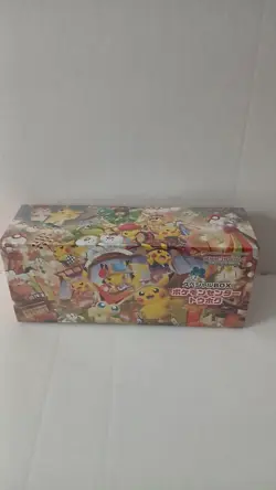 Pokemon Center Tohoku Special BOX Pikachu Promo Card Deck Case Sleeves Sealed JP - Image 1