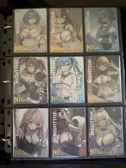 Goddess Story Doujin Waifu Anime Card Lot w Binder (a) - Image 4