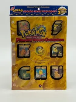 Pikachu World Collection 2000 Pokemon TCG Factory Sealed Folder PROMO CARDS - Image 1