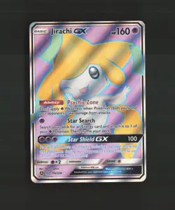 Jirachi GX 79a/236 Unified Minds Alternate Art Full Art Promo Holo Pokemon Card - Image 2