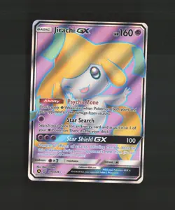 Jirachi GX 79a/236 Unified Minds Alternate Art Full Art Promo Holo Pokemon Card - Image 4
