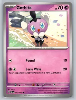 Gothita #090/193 SV02: Paldea Evolved Common - Pokemon Cards B86 - Image 1