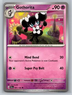 Gothorita #091/193 SV02: Paldea Evolved Uncommon - Pokemon Cards H22 - Image 1