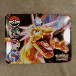 Pokemon S&V Charizard Collectors Tin Lunch Box Ltd Ed No Cards Free Shipping USA - Image 2