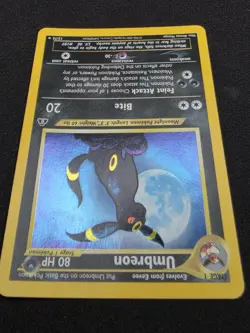 Pokemon TCG Umbreon Neo Discovery Holo Rare Card 13/75 - Image 5