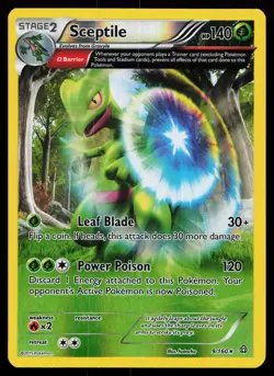 Sceptile (Omega) 9/160 Holo Rare Primal Clash Reverse Holo Pokemon Card - Image 1