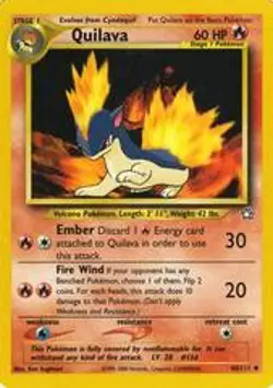Quilava 46/111 Uncommon Neo Genesis Pokemon Card - Image 1
