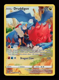 Druddigon TG09/TG30 SWSH12: Silver Tempest Trainer Gallery Pokemon Card - Image 1