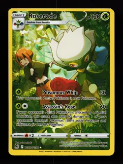 Roserade TG02/TG30 Ultra Rare SWSH11: Lost Origin Trainer Gallery Pokemon Card - Image 1