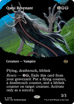 Qarsi Revenant (Borderless) Tarkir: Dragonstorm - Near Mint Foil - Image 1