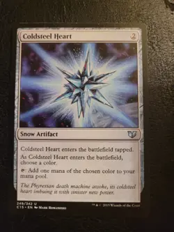 Coldsteel Heart - Coldsnap MTG Magic Snow Artifact Commander 2015 C15 #249 LP - Image 1