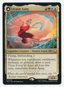 Avatar Aang / Aang, Master of Elements #0207 MTG Avatar: The Last Airbender - Image 1