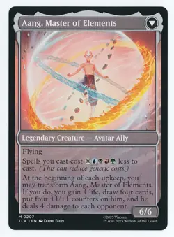 Avatar Aang / Aang, Master of Elements #0207 MTG Avatar: The Last Airbender - Image 2
