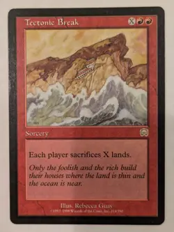 Tectonic Break x1 - LP, Unplayed w Minor Storage Wear - Mercadian Masques #216 - Image 1