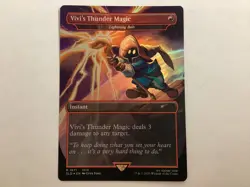 MTG SLD VIVI’S THUNDER MAGIC Foil NM (9683) Graded Power - Image 1