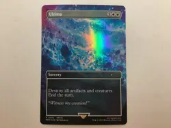 MTG Standard Showdown Promo P 0001 ULTIMATE Foil NM (9686) Graded Power - Image 1