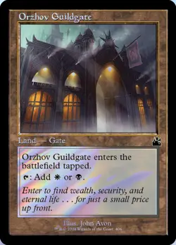 Orzhov Guildgate (Retro Frame) 0406 MTG RVR NM Foil - Image 1